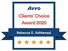 Avvo Clients' Choice Award 2025 | Rebecca S. Ashkenazi | 5 stars